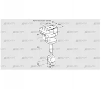 IBHR100Z01A/20-15W3TR10 (88303418) Дроссельная заслонка Kromschroder