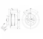 Центробежный вентилятор ebmpapst R2E140AF4818