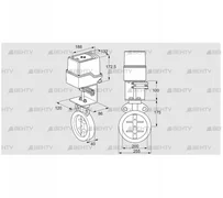 IDR200Z03D100AU/50-30W20E (88303008) Дроссельная заслонка Kromschroder