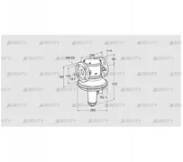 GIK 65F02-6 (85092220) Регулятор соотношения газ/воздух Kromschroder