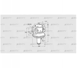 GIK 65F02-6 (85092220) Регулятор соотношения газ/воздух Kromschroder