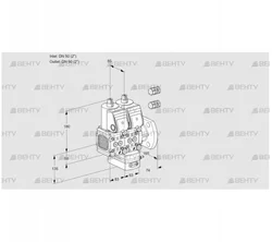 VCH3E50F/50F05FNHEWR3/PPPP/PPPP (88106220) Клапан с регулятором расхода Kromschroder