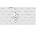 VAD120R/NQGR-100A (88026073) Газовый клапан с регулятором давления Kromschroder