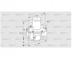 GDJ 25R04-0Z (03155043) Регулятор давления Kromschroder