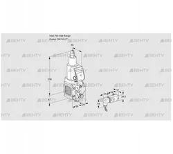 VAS2T-/50N/LQSR (88019073) Газовый клапан Kromschroder