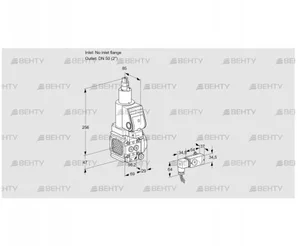 VAS2T-/50N/LKSR (88026237) Газовый клапан Kromschroder