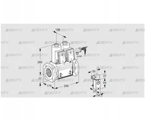 VCS665F05NNWRB/PPPP/2-P3 (88206512) Сдвоенный газовый клапан Kromschroder