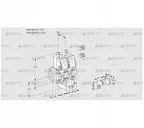 VCV2E40R/40R05NVKWR3/2--2/PPPP (88105780) Клапан с регулятором соотношения Kromschroder