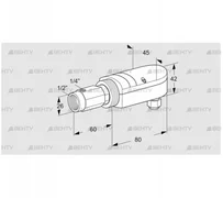 UVS 10D1G1 (84315202) УФ датчик пламени Kromschroder