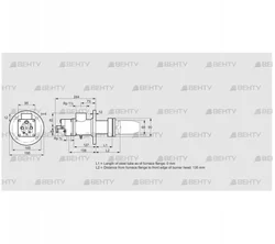 BIC 65RB-0/135-(37)E (84099422) Газовая горелка Kromschroder