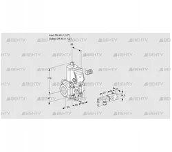 VAS240R/NW (88017992) Газовый клапан Kromschroder