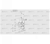 VAD125R/NQ-25A (88000343) Газовый клапан с регулятором давления Kromschroder