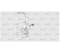 VAS232/-R/NK (88034412) Газовый клапан Kromschroder