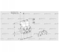 VCS2E40R/40R05NNWSL3/PPPP/3--3 (88107721) Сдвоенный газовый клапан Kromschroder