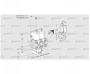 VCD2E40R/40R05D-100NWL/PPZS/PPPP (88101904) Регулятор давления Kromschroder