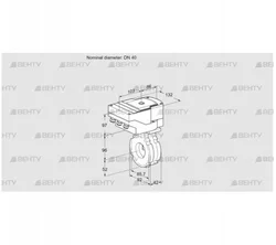 IBG40W05/20-30Q3E (88302395) Дроссельная заслонка Kromschroder