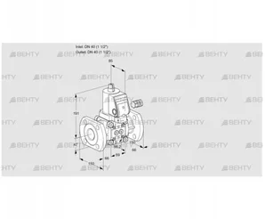 VAS240F/NKGR (88011010) Газовый клапан Kromschroder