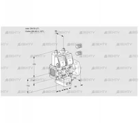 VCH2E50R/40F05FNHEWR3/PPPP/PPPP (88101630) Клапан с регулятором расхода Kromschroder