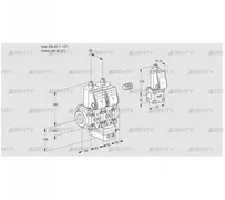 VCG3E40R/50R05NGEWR/PPPP/PPZS (88103921) Клапан с регулятором соотношения Kromschroder