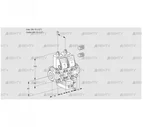 VCH1E15R/15R05NHEVWR3/PPPP/PPPP (88100498) Клапан с регулятором расхода Kromschroder