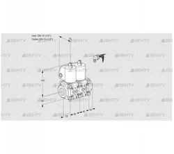 VCS1E15R/15R05NNWL/PPPP/PPPP (88103442) Сдвоенный газовый клапан Kromschroder