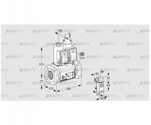 VCS665F05NLWGR3E/MM1P/MMMM (88202945) Сдвоенный газовый клапан Kromschroder