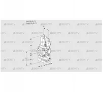 VAD1T25N/NQSR-50A (88008470) Газовый клапан с регулятором давления Kromschroder