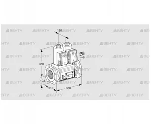 VCS8100F05NNWR3E/PPPP/PPEP (88203849) Сдвоенный газовый клапан Kromschroder