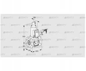 VAS780F05LKE/PP/PP (88206721) Газовый клапан Kromschroder