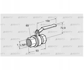 AKT 32TN88 (03152311) Запорный кран Kromschroder