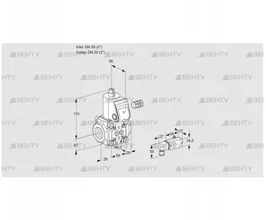 VAS250R/NW (88017247) Газовый клапан Kromschroder