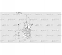 VAD350R/NW-100A (88012304) Газовый клапан с регулятором давления Kromschroder