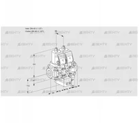 VCH2T40N/40N05NHAVQGR/PPPP/MMMM (88103309) Клапан с регулятором расхода Kromschroder