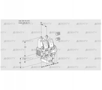 VCH1E15R/25R05FNHEVWR3/PPPP/PPPP (88102531) Клапан с регулятором расхода Kromschroder