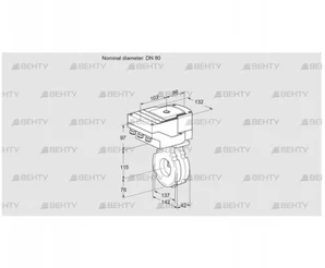 IBG80W05/20-30Q3E (88302398) Дроссельная заслонка Kromschroder