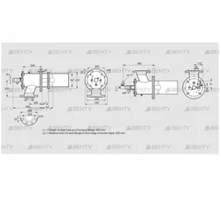 ZIC 200RBL-400/435-(25)D (84277653) Газовая горелка Kromschroder