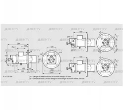 BIO 100KBL-50/35-(52E)E (84199209) Газовая горелка Kromschroder