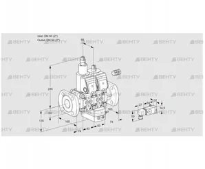 VCD3E50F/50F05LD-25WR/2--3/PPPP (88104161) Регулятор давления Kromschroder