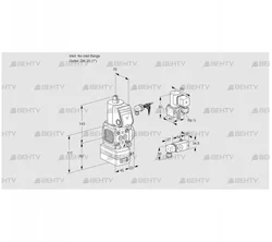 VAD1-/25R/NW-100A (88033515) Газовый клапан с регулятором давления Kromschroder