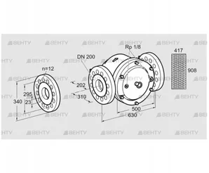 GFK 200F10-3 (81949010) Газовый фильтр Kromschroder