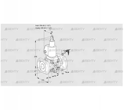 VAS240F/LWSL (88020579) Газовый клапан Kromschroder