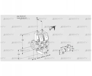 VCV3E50R/50R05NVKWR/2-PP/PPPP (88103341) Клапан с регулятором соотношения Kromschroder