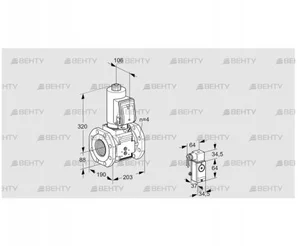 VAS7T80A05NQSRB/3-/MM (88204420) Газовый клапан Kromschroder