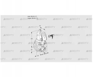 VAN125R/NW (88015476) Сбросной газовый клапан Kromschroder