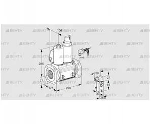 VCS665F05NLWLB/PPPP/P3PP (88205007) Сдвоенный газовый клапан Kromschroder